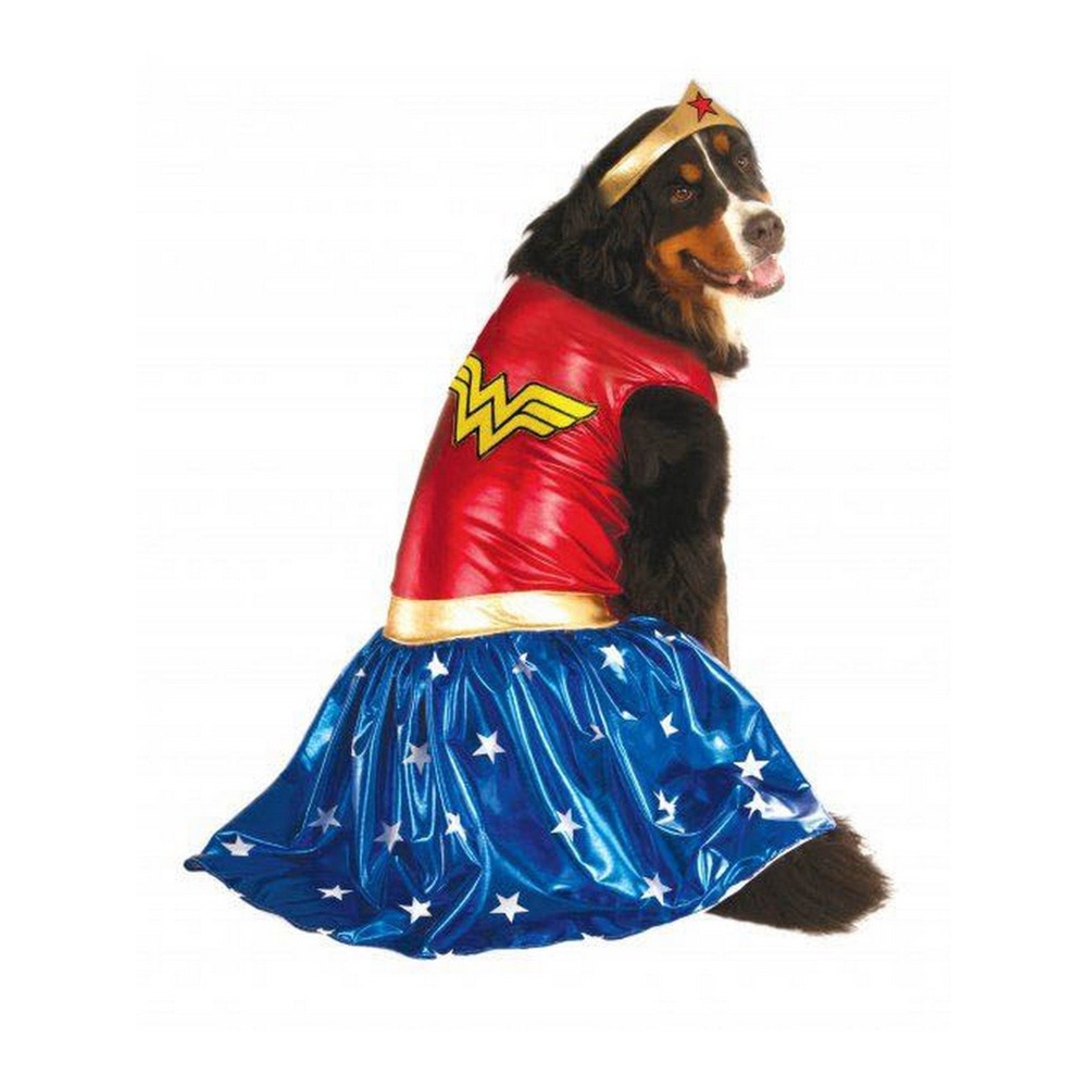 Official Rubie's DC Comic Wonder Woman Dog Costume - Big Dog Size 2XL